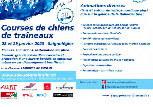 Courses de chiens de traîneaux