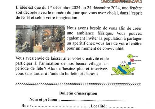 Fenêtres de l'Avent