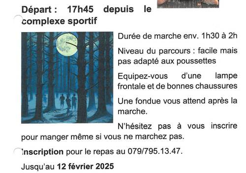 Marche pleine lune 2025