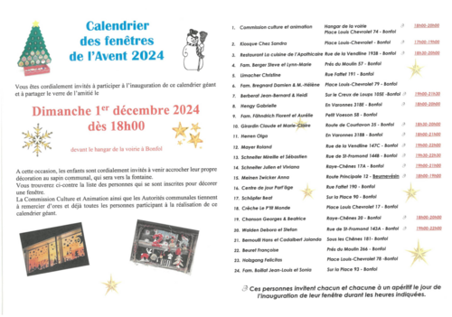 Calendrier de l'Avent