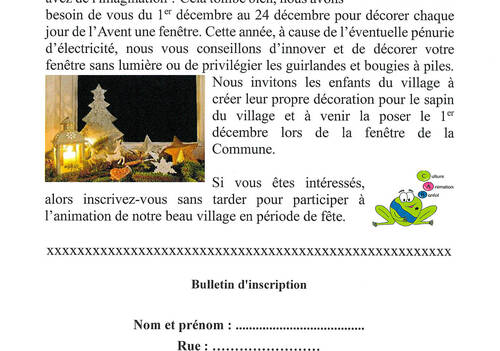 Fenêtres de l'Avent