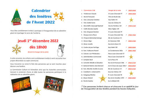 Fenêtres de l'Avent
