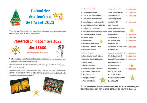 Calendrier de l'Avent