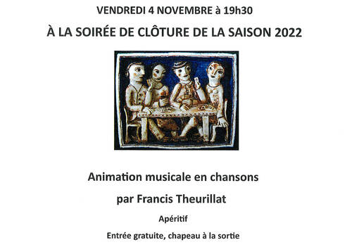 Musée - soirée de clôture