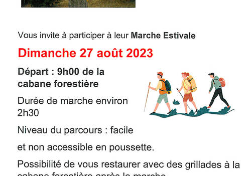 Marche estivale