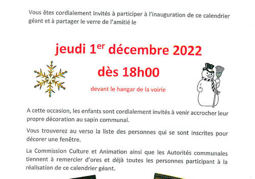 Fenêtres de l'Avent
