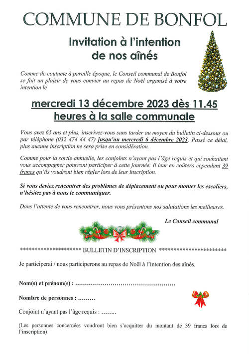 Noël des aînés