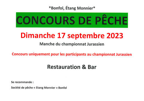 Concours de pêche 