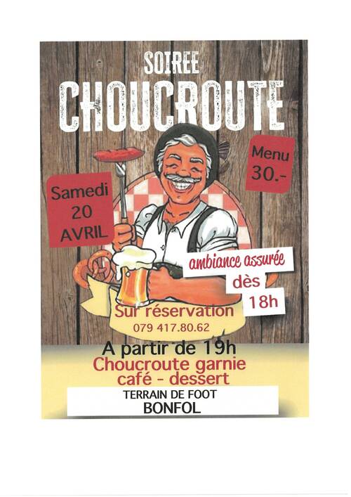 Soirée Choucroute