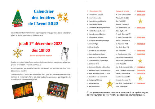 Fenêtres de l'Avent