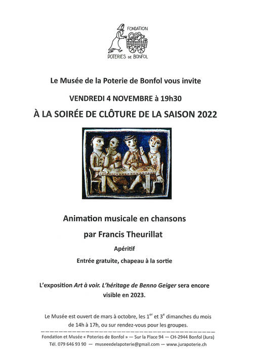 Musée - soirée de clôture