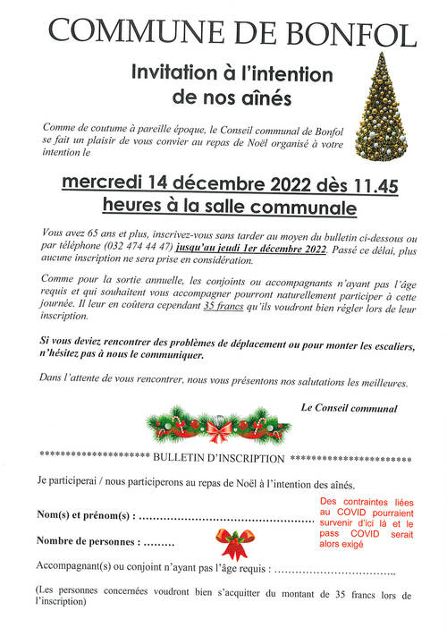 Noël pour les aînés